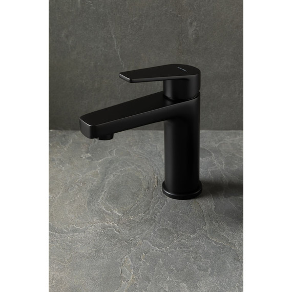 Смеситель для раковины Allen Brau Eclipse 5.E1001-31 (с донным клапаном) чёрный матовый - фото 8