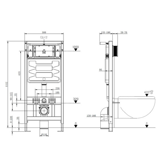Инсталляция для унитаза Allen Brau Pneumatic Pro 9.11101.20 - фото 2