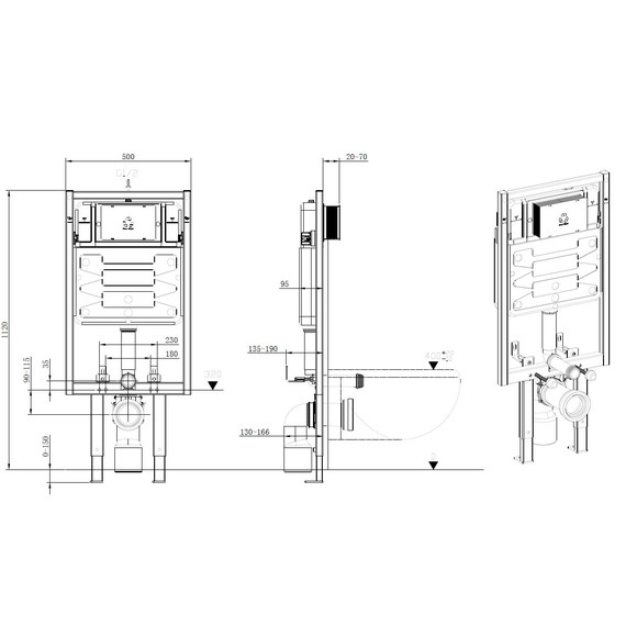 Инсталляция для унитаза Allen Brau Pneumatic Pro 9.11103.20 - фото 2