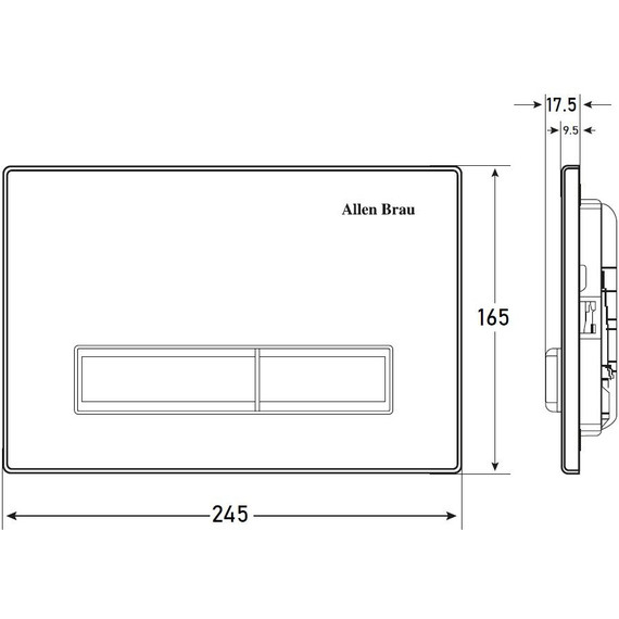 Кнопка смыва Allen Brau Fantasy 9.20003.00 - фото 5