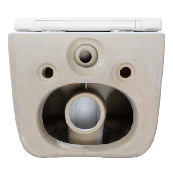 Унитаз подвесной безободковый Azario Serenata AZ-5101T-WHT с тонким быстросъемным сиденьем микролифт (Система смыва торнадо) - фото 9