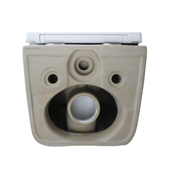 Унитаз подвесной безободковый Azario Bacio AZ-5103T-WHT с тонким быстросъемным сиденьем микролифт (Система смыва торнадо) - фото 8