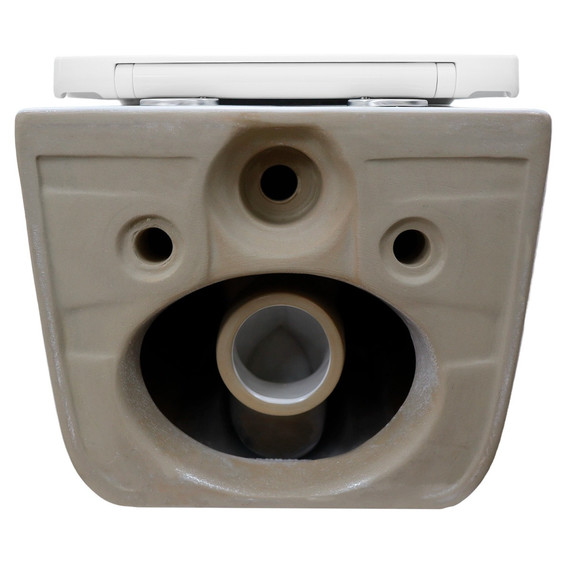 Унитаз подвесной безободковый Azario Vater AZ-5104T-WHT с тонким быстросъемным сиденьем микролифт (Система смыва торнадо) - фото 10