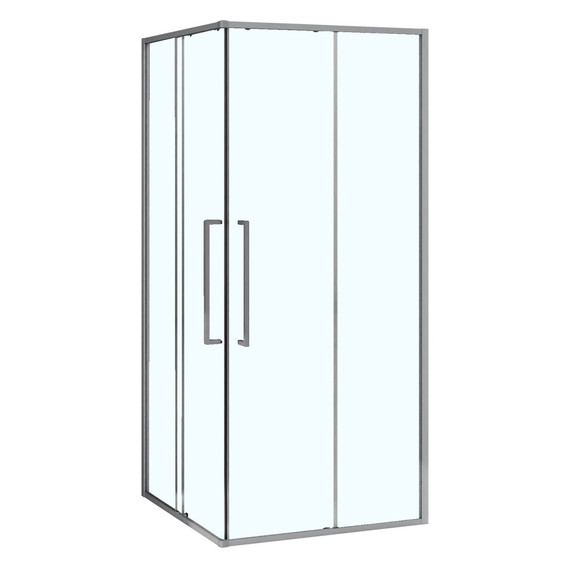 Душевое ограждение Azario SHANGHAI 90x90 см AZ-R43-90-MGR-CL, графит матовый/прозрачное - фото 