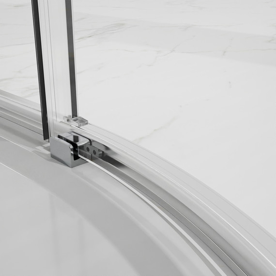 Душевое ограждение Azario SHANGHAI 100x100 см AZ-S43-100-MB-CL, чёрный матовый/прозрачное - фото 6