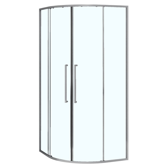 Душевое ограждение Azario SHANGHAI 100x100 см AZ-S43-100-MGR-CL, графит матовый/прозрачное - фото 