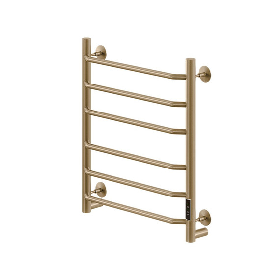 Полотенцесушитель электрический Veconi Cantu-A П6 500x600 мм C6050G-A, золото матовое - фото 