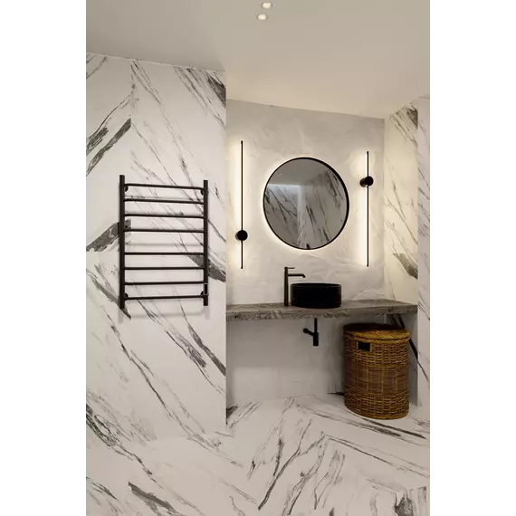 Полотенцесушитель электрический Veconi Cantu-A П8 500x800 мм C8050B-A, чёрный - фото 4