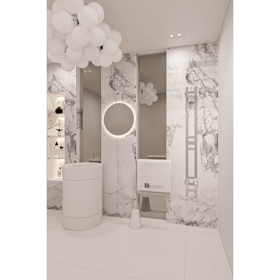 Полотенцесушитель электрический Veconi Еро-A П6 100x1200 мм E12010CH-A - фото 4