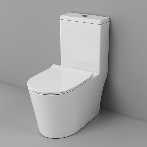 Унитаз-моноблок безободковый Grossman Classic GR-4487SQ с тонкой крышкой микролифт (система смыва Торнадо) - фото 10