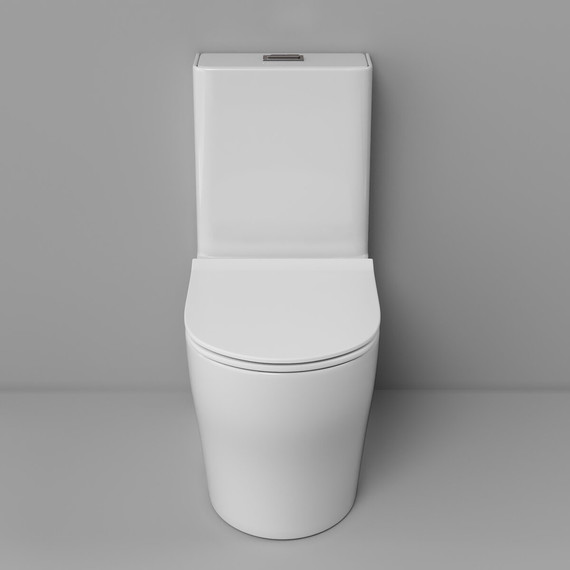 Унитаз-моноблок безободковый Grossman Classic GR-4488SQ с тонкой крышкой микролифт (система смыва Торнадо) - фото 5