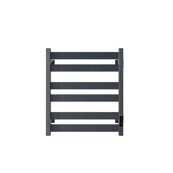 Полотенцесушитель электрический Veconi Piatto П6 500x600 мм P6050GR, графит брашинг - фото 2