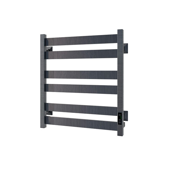 Полотенцесушитель электрический Veconi Piatto П6 500x600 мм P6050GR, графит брашинг - фото 