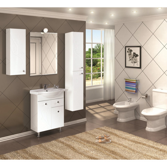 Зеркало Акватон ЛИАНА 65 см 1A166102LL010 - фото, картинка 4 Зеркало Акватон ЛИАНА 65 см 1A166102LL010 - фото 4