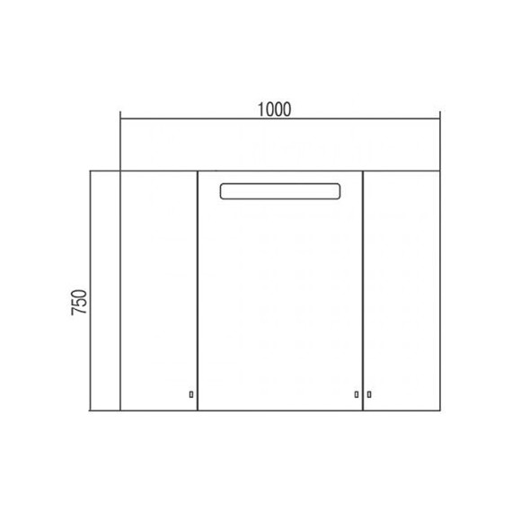 Зеркало-шкаф Акватон Мадрид 100 см 1A111602MA010 - фото, картинка 4 Зеркало-шкаф Акватон Мадрид 100 см 1A111602MA010 - фото 4