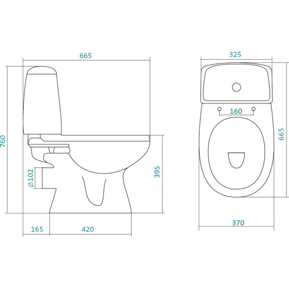 Унитаз-компакт Santek Цезарь 1.WH30.1.746 с крышкой микролифт - фото 4