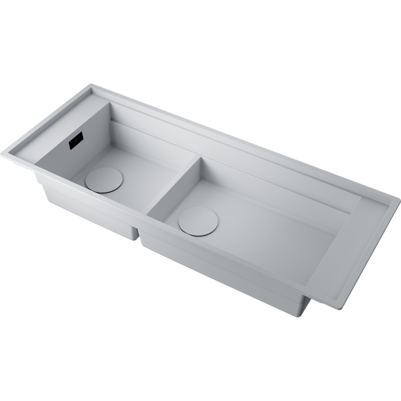 Кухонная мойка Omoikiri Sintesi Pro 114-2-U/I wh 4997449, белый - фото 