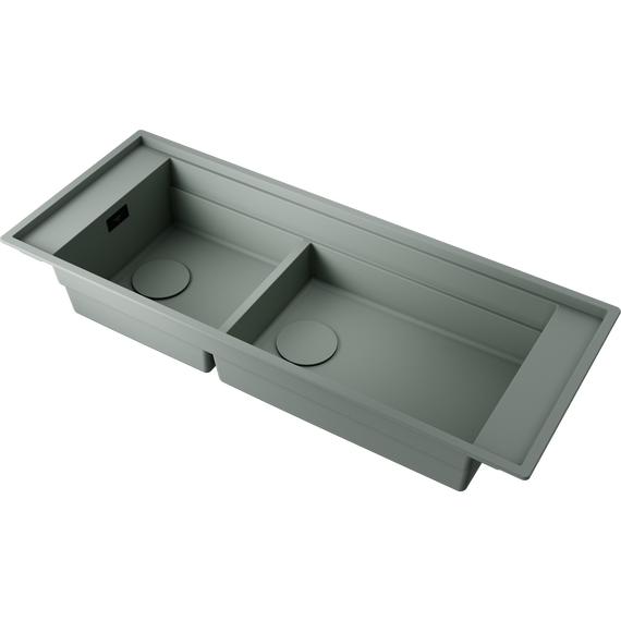 Кухонная мойка Omoikiri Sintesi Pro 114-2-U/I wg 4997453, wind green - фото 