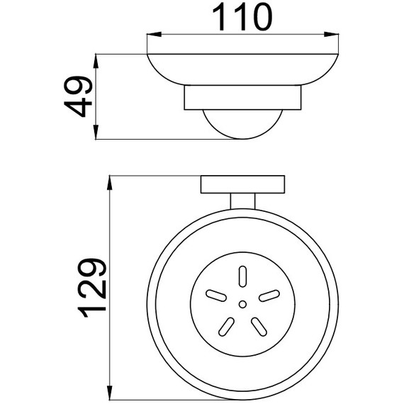 Мыльница Allen Brau Priority 6.31005-31, цвет белый/чёрный матовый - фото 2