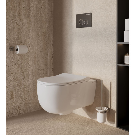 Держатель для туалетной бумаги Allen Brau Priority 6.31007-31, цвет чёрный матовый - фото 3