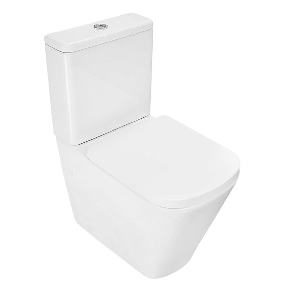 Унитаз-компакт безободковый Azario Terra AZ-1373AT с быстросъемным сиденьем микролифт (система смыва Торнадо) - фото 2