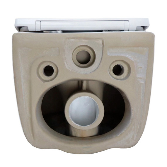 Унитаз подвесной безободковый Azario Rime AZ-1683WHD с быстросъемным сиденьем микролифт (система смыва Торнадо) - фото 8