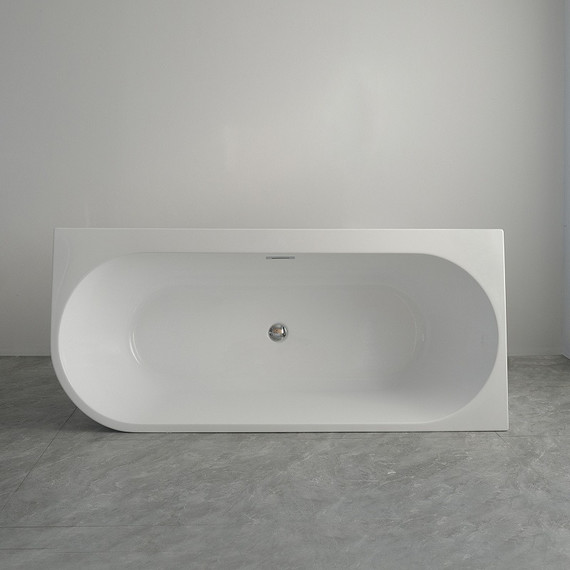 Ванна акриловая Azario LAGO GARDA 160x75 см AZ-6724-A2 R 16075 с каркасом - фото 2