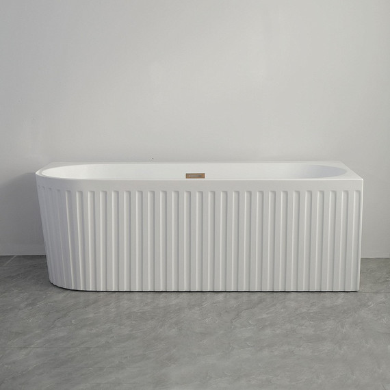 Ванна акриловая Azario LAGO GARDA 160x75 см AZ-6724-A2 R 16075 с каркасом - фото 4