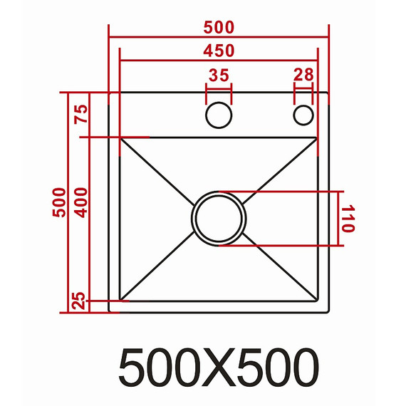 Кухонная мойка Azario Nicole AZG5050H (сифон, дозатор и коландер в комплекте) серый соты - фото 11