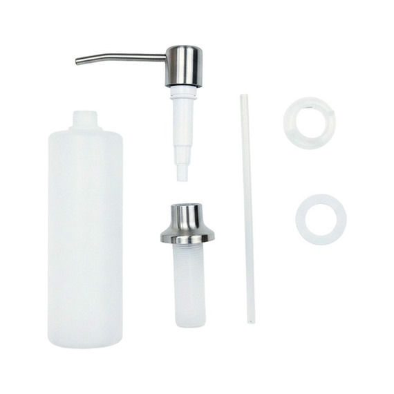 Кухонная мойка Azario Nicole AZG5050H (сифон, дозатор и коландер в комплекте) серый соты - фото 9