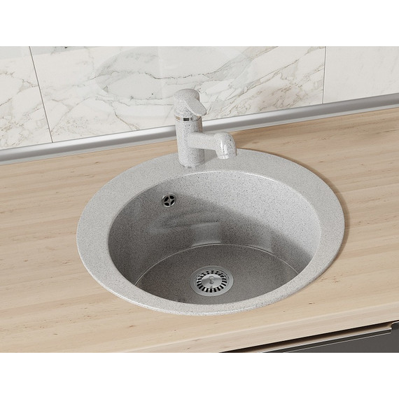 Кухонная мойка Azario Solo CS00105236, серый - фото 3