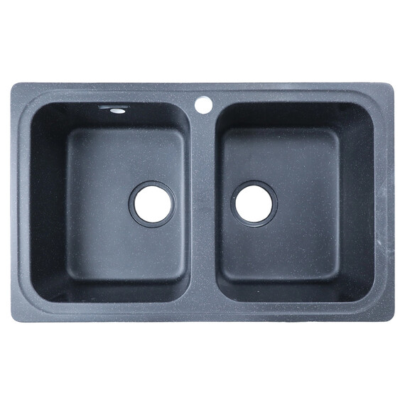 Кухонная мойка Azario Alba CS00105217, чёрный - фото 