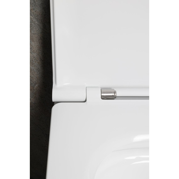 Унитаз подвесной безободковый Allen Brau Liberty 3 Tornado 4.33011.20 с тонкой крышкой микролифт (система смыва Торнадо) - фото 14