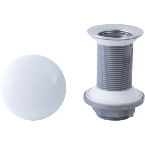 Донный клапан Allen Brau Fantasy 5.11001.20, белый глянец - фото 2