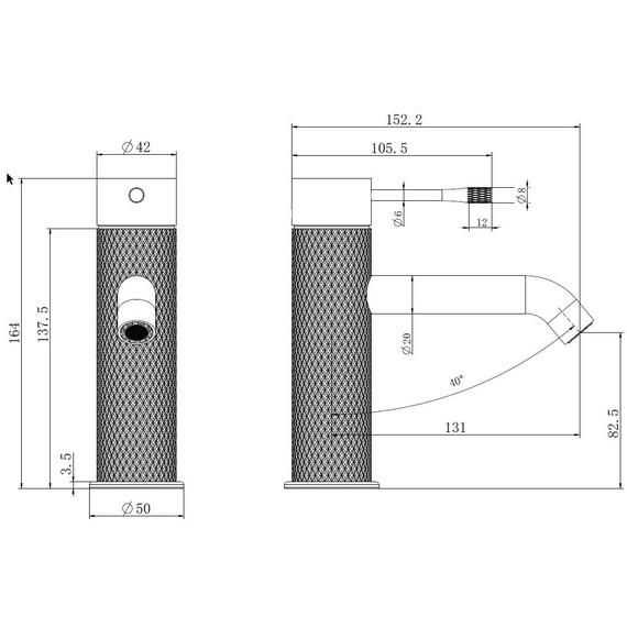 Смеситель для раковины Allen Brau Priority 4.0 5.31С01-00 - фото 2
