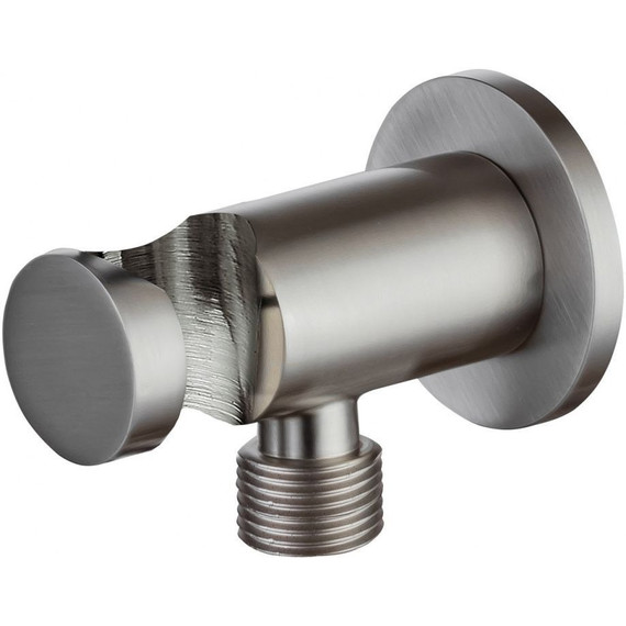 Шланговое подсоединение с держателем Allen Brau Priority 5.31015-BN, никель браш - фото 