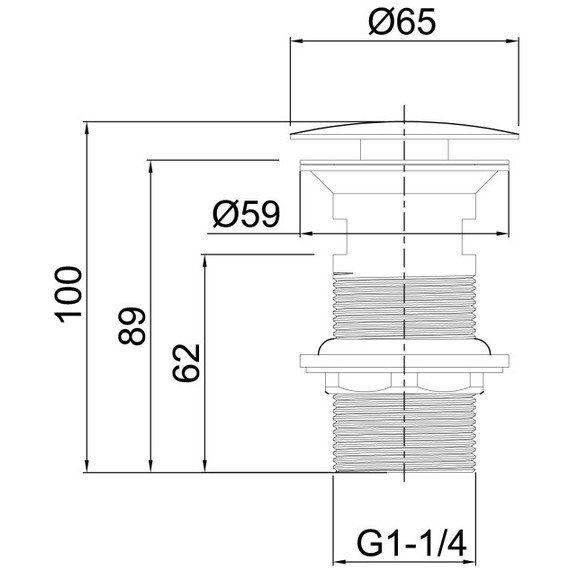 Донный клапан Allen Brau Priority 5.31024-00 - фото 2