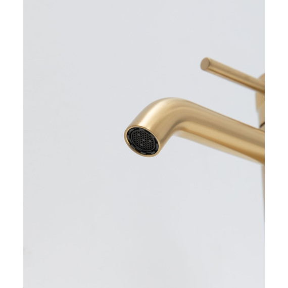 Смеситель для раковины Allen Brau Priority 5.31A01-GB, золото - фото 4