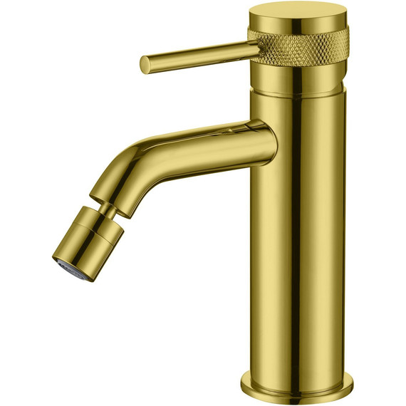 Смеситель для биде Allen Brau Priority 5.31A04-GB (с донным клапаном) золото - фото 