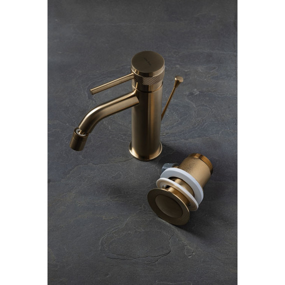 Смеситель для биде Allen Brau Priority 5.31A04-GB (с донным клапаном) золото - фото 3