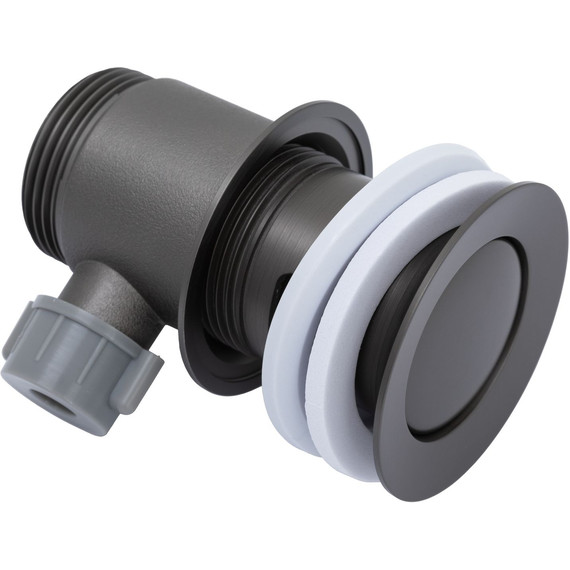 Смеситель для биде Allen Brau Priority 5.31A04-MG (с донным клапаном) графит браш - фото 5