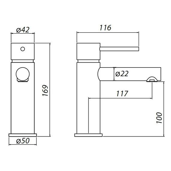 Смеситель для раковины Allen Brau Glority 5.51001-00 - фото 8