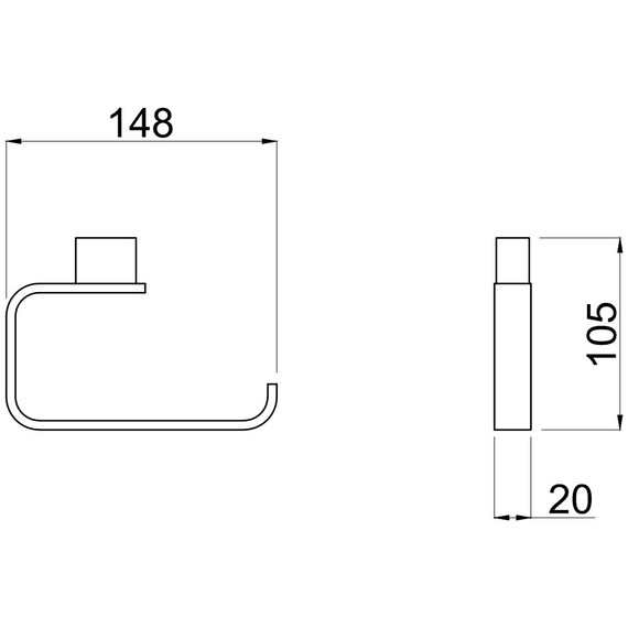Держатель для туалетной бумаги Allen Brau Infinity 6.21007-00 - фото 4
