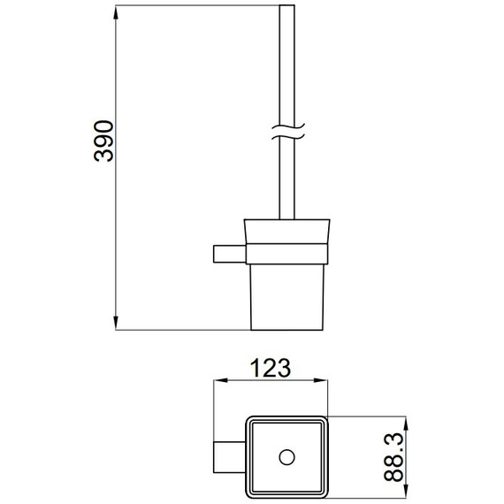 Ершик для унитаза Allen Brau Infinity 6.21008-00, цвет белый/хром - фото 7