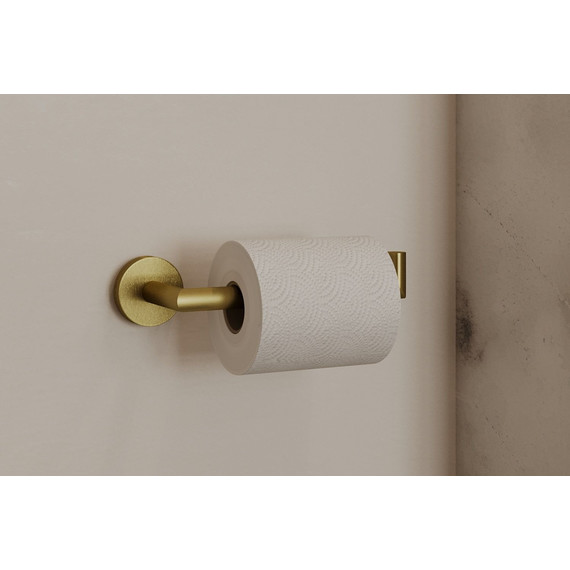 Держатель для туалетной бумаги Allen Brau Priority 6.31007-GB, цвет золото - фото 5