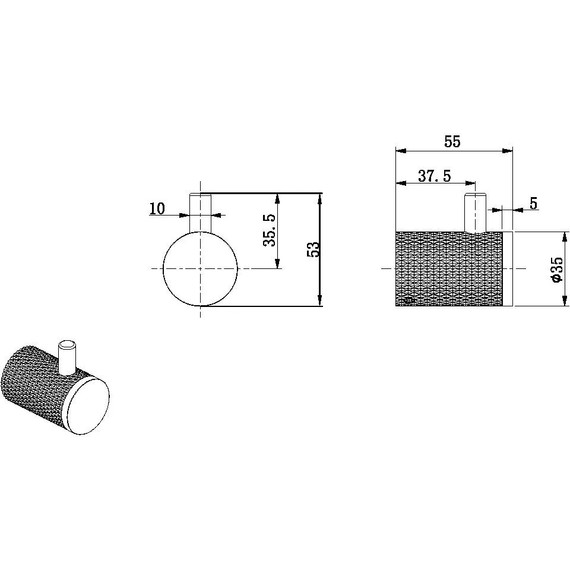 Крючок Allen Brau Priority 4.0 6.31C01-BN, цвет никель браш - фото 2