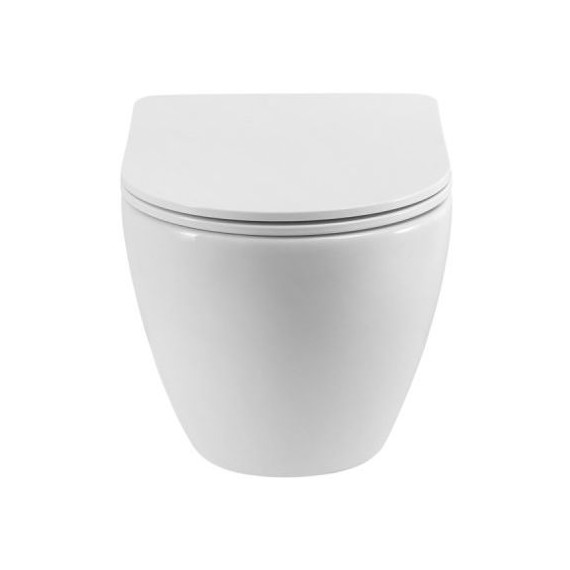 Унитаз подвесной безободковый Cezares Stylus-Tor 2.0 CZR-546-TH-TOR/SC с тонкой крышкой микролифт (система смыва Торнадо) - фото 13