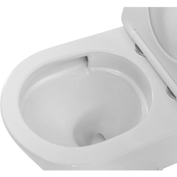 Унитаз-компакт безободковый Cezares Liner-Tor CZR-6726-CP-TOR/SC с тонкой крышкой микролифт (система смыва Торнадо) - фото 11