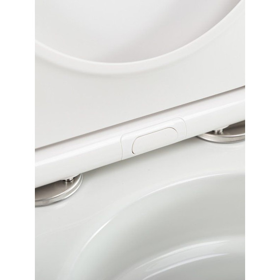 Унитаз-компакт безободковый Cezares Liner-Tor CZR-6726-CP-TOR/SC с тонкой крышкой микролифт (система смыва Торнадо) - фото 12