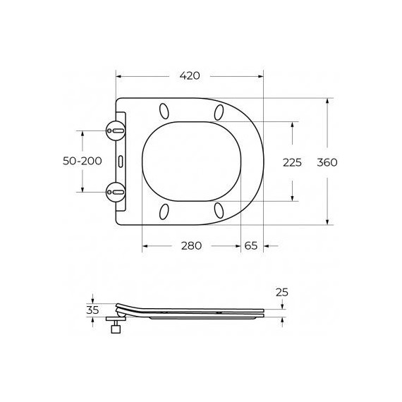 Унитаз-компакт безободковый Cezares Liner-Tor CZR-6726-CP-TOR/SC с тонкой крышкой микролифт (система смыва Торнадо) - фото 16
